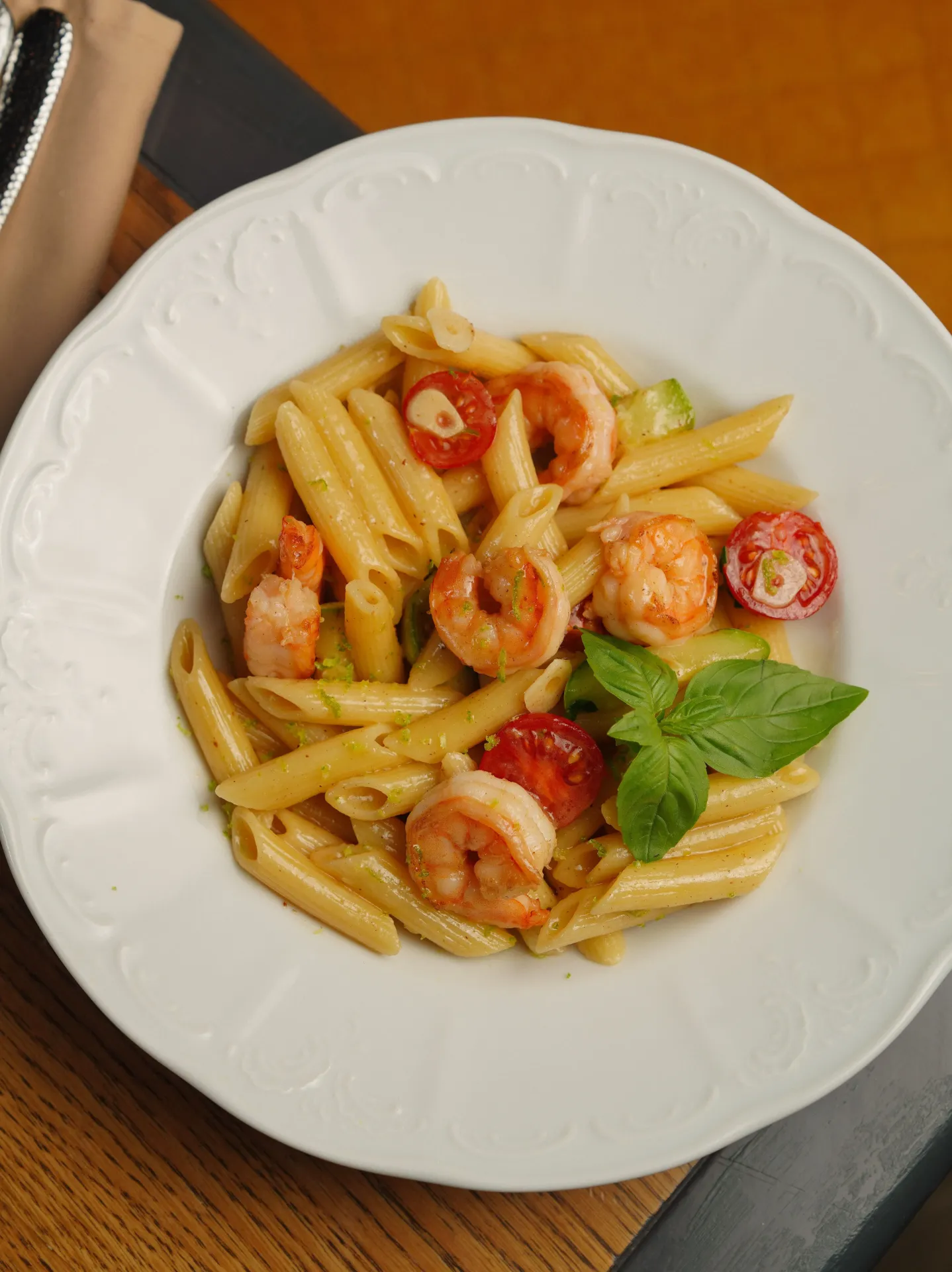 [TUP-04] Penne rigate amb llagostins